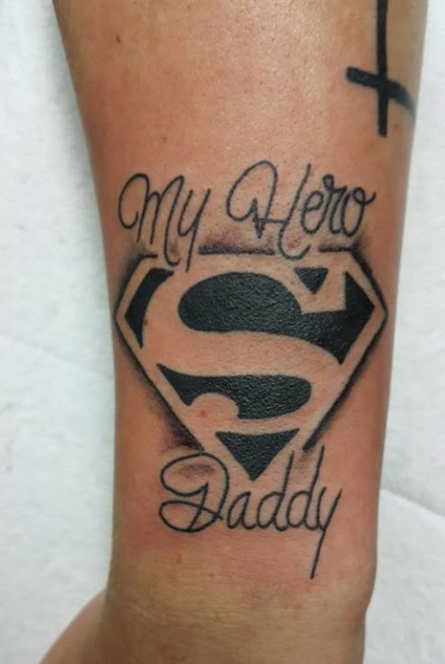 Buy My Dad is My Hero Temporary Tattoo Transfers Set of 3 Body Online in  India  Etsy