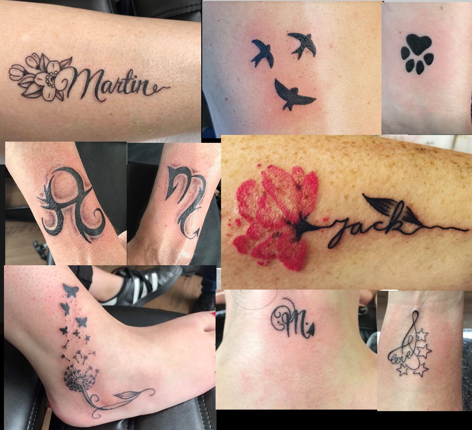 Kleine tattoos - Tattooshop Ink Heaven